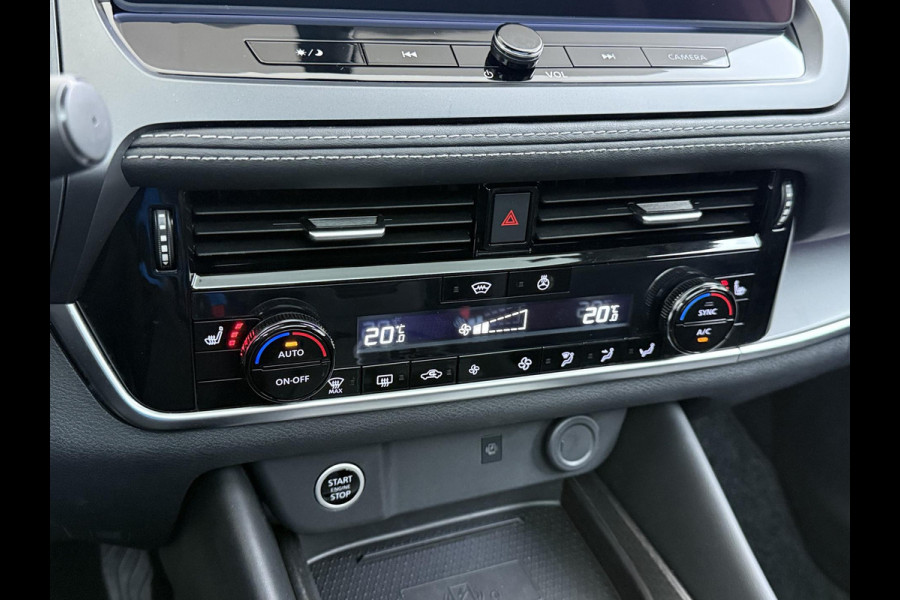 Nissan QASHQAI 1.3 MHEV Xtronic N-Connecta ONDERHOUD GEHAD BIJ DE DEALER | DIRECT LEVERBAAR | FABRIEKSGARANTIE | PANORAMADAK | VOORRUITVERWARMING | STOEL- & STUURVERWARMING | 360° CAMERA | DODEHOEKDETECTIE | HEAD-UP DISPLAY | ELEKTRISCHE ACHTERKLEP