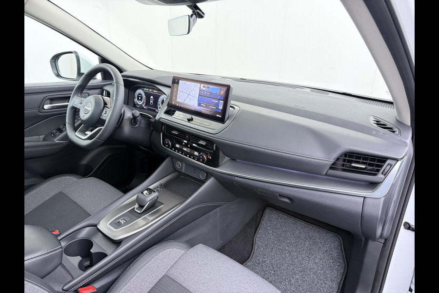 Nissan QASHQAI 1.3 MHEV Xtronic N-Connecta ONDERHOUD GEHAD BIJ DE DEALER | DIRECT LEVERBAAR | FABRIEKSGARANTIE | PANORAMADAK | VOORRUITVERWARMING | STOEL- & STUURVERWARMING | 360° CAMERA | DODEHOEKDETECTIE | HEAD-UP DISPLAY | ELEKTRISCHE ACHTERKLEP