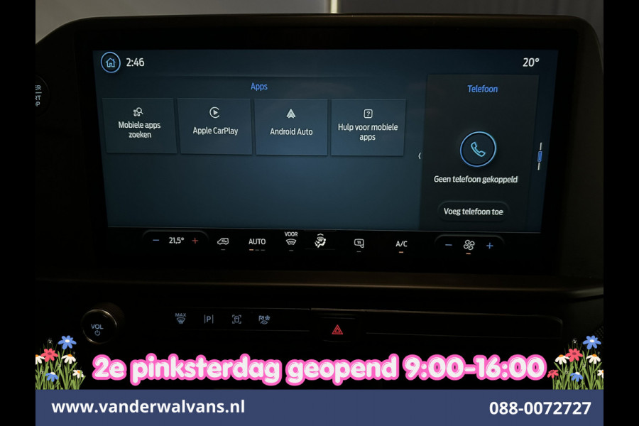 Ford Transit Custom 2.0 TDCI 136pk L2H1 Euro6 Airco | Camera | LED | Apple Carplay | Cruisecontrol Android Auto, Parkeersensoren, Verwarmde voorruit, Bijrijdersbank, 2800kg trekvermogen