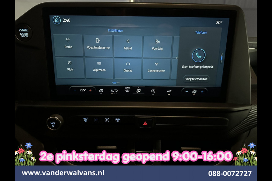 Ford Transit Custom 2.0 TDCI 136pk L2H1 Euro6 Airco | Camera | LED | Apple Carplay | Cruisecontrol Android Auto, Parkeersensoren, Verwarmde voorruit, Bijrijdersbank, 2800kg trekvermogen
