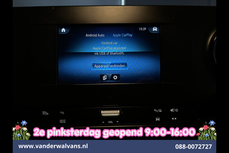 Mercedes-Benz Sprinter 316CDI 163pk 3500kg Trekhaak L2H2 Inrichting Euro6 Airco | Camera | Apple Carplay Android Auto, Cruisecontrol, Parkeersensoren