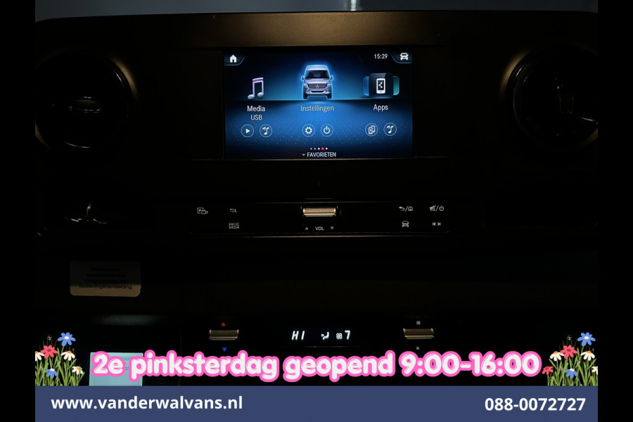 Mercedes-Benz Sprinter 316CDI 163pk 3500kg Trekhaak L2H2 Inrichting Euro6 Airco | Camera | Apple Carplay Android Auto, Cruisecontrol, Parkeersensoren