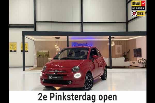 Fiat 500 1.0 Hybrid Club Cruise Led Navi Carplay Airco Sportstoelen Leder
