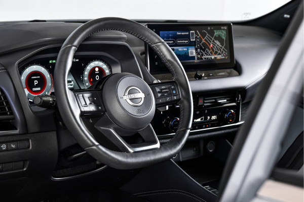 Nissan QASHQAI 1.3 MHEV Xtronic 158 PK Tekna Plus | Cold Pack | Pano | Trekhaak | Dig. Cockpit | Adapt. Cruise | Stoel-+stuurverw. | 360 Camera | Bose | NAV + App. Connect | Auto. Airco | LM 20" | Elek. Klep |