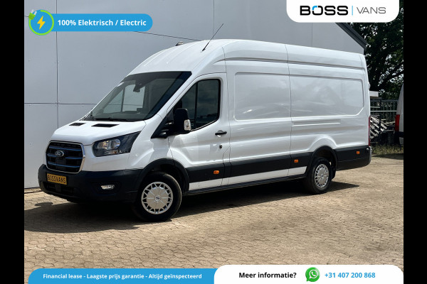 Ford E-Transit 75 kWh 184PK L4H3 334km WLTP 95,6% (SOH) BEV Snelladen Cruise control Carplay Climate control Laadkabel Camera Parkeersensoren V+A Stoelverwarming