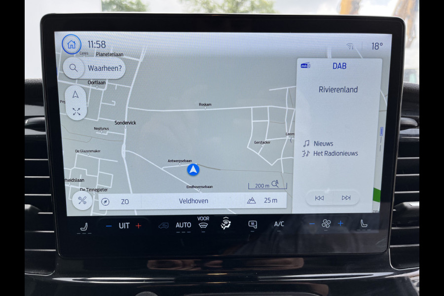 Ford E-Transit 75 kWh 184PK L4H3 334km WLTP 95,6% (SOH) BEV Snelladen Cruise control Carplay Climate control Laadkabel Camera Parkeersensoren V+A Stoelverwarming