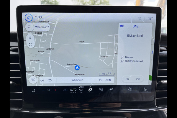 Ford E-Transit 75 kWh 184PK L4H3 334km WLTP 95,6% (SOH) BEV Snelladen Cruise control Carplay Climate control Laadkabel Camera Parkeersensoren V+A Stoelverwarming