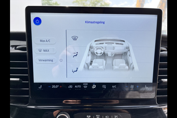 Ford E-Transit 75 kWh 184PK L4H3 334km WLTP 95,6% (SOH) BEV Snelladen Cruise control Carplay Climate control Laadkabel Camera Parkeersensoren V+A Stoelverwarming