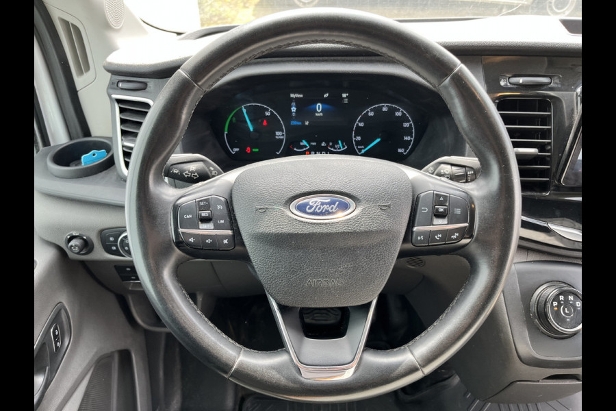 Ford E-Transit 75 kWh 184PK L4H3 334km WLTP 95,6% (SOH) BEV Snelladen Cruise control Carplay Climate control Laadkabel Camera Parkeersensoren V+A Stoelverwarming