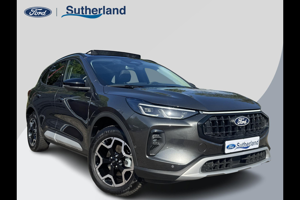 Ford Kuga 2.5 FHEV Active X 190pk | Wegklapbare trekhaak | Panoramadak | Winter Pack | AGR-stoelen | Head up Display | LED |  Camera