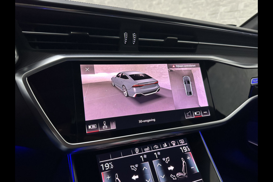 Audi RS7 Dynamic+ 300kmh | Keramisch | 22" ABT (9200,=) | B&O 3D High End | 4-Wielbesturing | Stoelvent. | Carbon Pack | Nachtzicht | Alc 84800,= ex btw | Lease / Maandbedrag 998,= pm. | 360 Camera | Laser-LED | ACC | Valcona | Klasse-5 | Head-up | Soft-Close | Isolatieglas | Dealer OH.