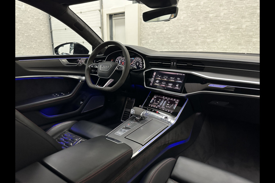 Audi RS7 Dynamic+ 300kmh | Keramisch | 22" ABT (9200,=) | B&O 3D High End | 4-Wielbesturing | Stoelvent. | Carbon Pack | Nachtzicht | Alc 84800,= ex btw | Lease / Maandbedrag 998,= pm. | 360 Camera | Laser-LED | ACC | Valcona | Klasse-5 | Head-up | Soft-Close | Isolatieglas | Dealer OH.