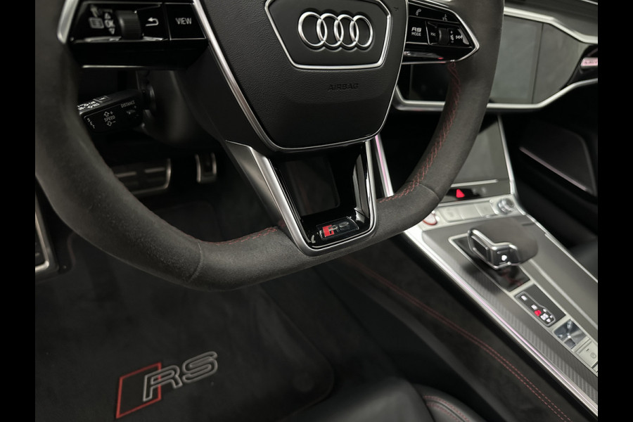 Audi RS7 Dynamic+ 300kmh | Keramisch | 22" ABT (9200,=) | B&O 3D High End | 4-Wielbesturing | Stoelvent. | Carbon Pack | Nachtzicht | Alc 84800,= ex btw | Lease / Maandbedrag 998,= pm. | 360 Camera | Laser-LED | ACC | Valcona | Klasse-5 | Head-up | Soft-Close | Isolatieglas | Dealer OH.