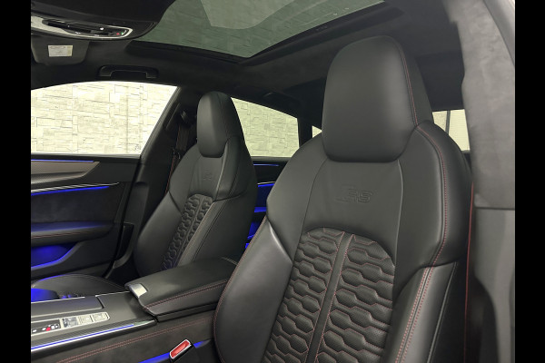 Audi RS7 Dynamic+ 300kmh | Keramisch | 22" ABT (9200,=) | B&O 3D High End | 4-Wielbesturing | Stoelvent. | Carbon Pack | Nachtzicht | Alc 84800,= ex btw | Lease / Maandbedrag 998,= pm. | 360 Camera | Laser-LED | ACC | Valcona | Klasse-5 | Head-up | Soft-Close | Isolatieglas | Dealer OH.
