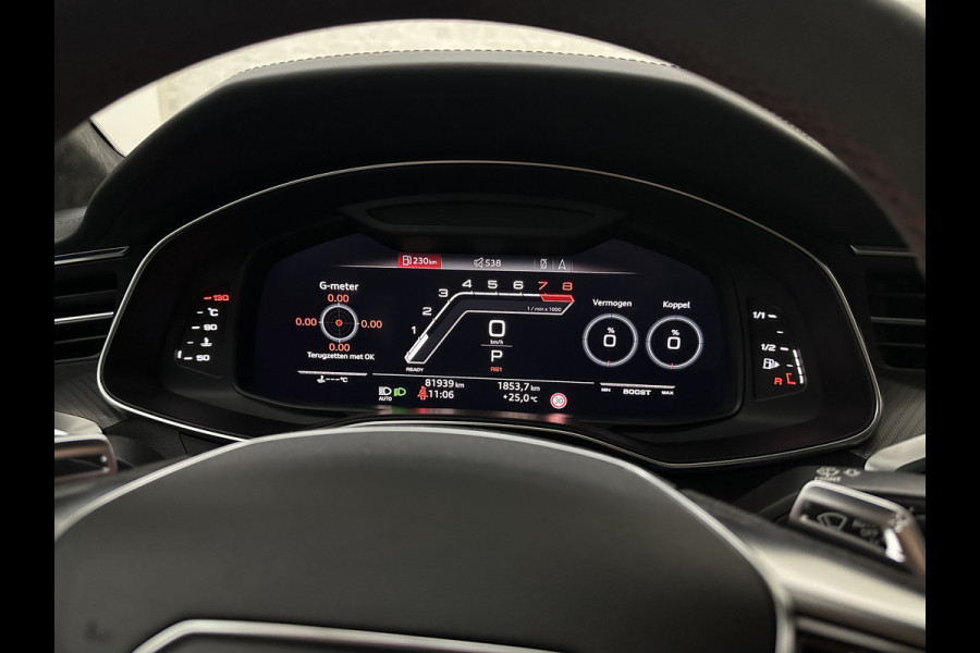 Audi RS7 Dynamic+ 300kmh | Keramisch | 22" ABT (9200,=) | B&O 3D High End | 4-Wielbesturing | Stoelvent. | Carbon Pack | Nachtzicht | Alc 84800,= ex btw | Lease / Maandbedrag 998,= pm. | 360 Camera | Laser-LED | ACC | Valcona | Klasse-5 | Head-up | Soft-Close | Isolatieglas | Dealer OH.