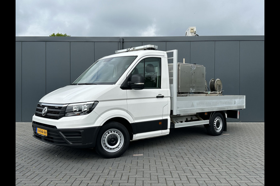 Volkswagen Crafter 35 2.0 TDI 177 PK / DSG AUTOMAAT / 1e EIG. / PICK UP / HOGEDRUKSPUIT OPBOUW / REINIGINGSVOERTUIG / 3 TONS TREKHAAK