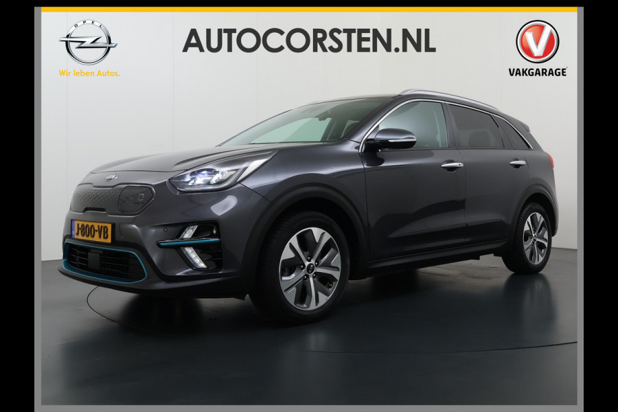 Kia e-Niro 204pk AUT. ExecutiveLine 64kWh SOH 100% Fase 3 Warmtepomp Leder Elek.Stoel+Memory JBL®-Audio Navi Ecc Camera Apple Carplay Andro Stoelverwarming+Koeling Stuurverwarming Lmv Privacy Glas DAB Vess Lane Assist Blind Spot Origineel Nederlandse Auto Dealeronderhouden