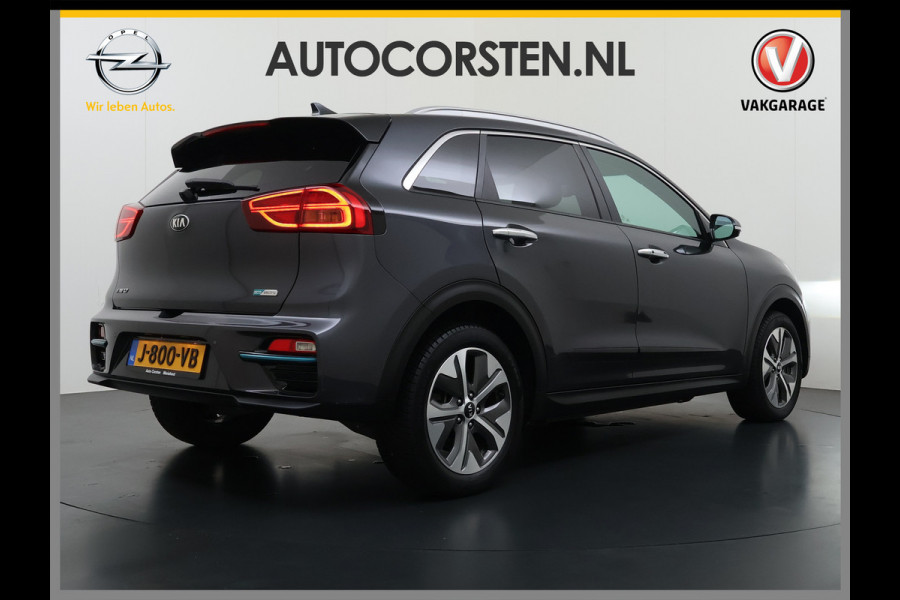 Kia e-Niro 204pk AUT. ExecutiveLine 64kWh SOH 100% Fase 3 Warmtepomp Leder Elek.Stoel+Memory JBL®-Audio Navi Ecc Camera Apple Carplay Andro Stoelverwarming+Koeling Stuurverwarming Lmv Privacy Glas DAB Vess Lane Assist Blind Spot Origineel Nederlandse Auto Dealeronderhouden