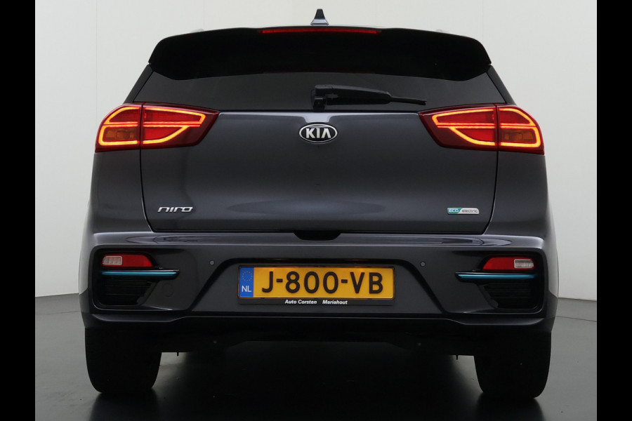 Kia e-Niro 204pk AUT. ExecutiveLine 64kWh SOH 100% Fase 3 Warmtepomp Leder Elek.Stoel+Memory JBL®-Audio Navi Ecc Camera Apple Carplay Andro Stoelverwarming+Koeling Stuurverwarming Lmv Privacy Glas DAB Vess Lane Assist Blind Spot Origineel Nederlandse Auto Dealeronderhouden