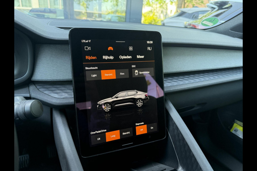Polestar 2 Long Range Single Motor 78 kWh SOH 97% | ELEK. STOEL MET MEMORY| DODE HOEK SENSOR| STOELVERWARMING| ELEK. ACHTERKLEP| 360 CAMERA| ADAPTIVE CRUISE CONTROL