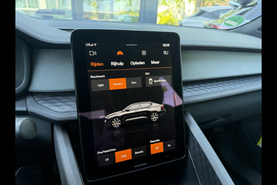 Polestar 2 Long Range Single Motor 78 kWh SOH 97% | ELEK. STOEL MET MEMORY| DODE HOEK SENSOR| STOELVERWARMING| ELEK. ACHTERKLEP| 360 CAMERA| ADAPTIVE CRUISE CONTROL