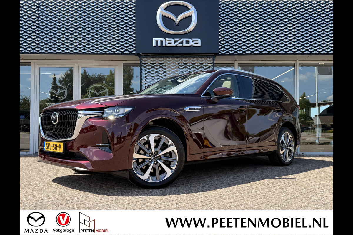 Mazda CX-80 2.5 e-SkyActiv PHEV Takumi Plus 6p. | Captain Seats | 360 Camera | Elektrische achterklep | Alarmklasse III |