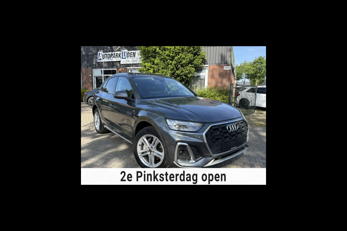 Audi Q5 50 TFSI e Quattro, S-Line,Panorama,Virtueel,Leder Alcantara,Adap Cruisecontrol,