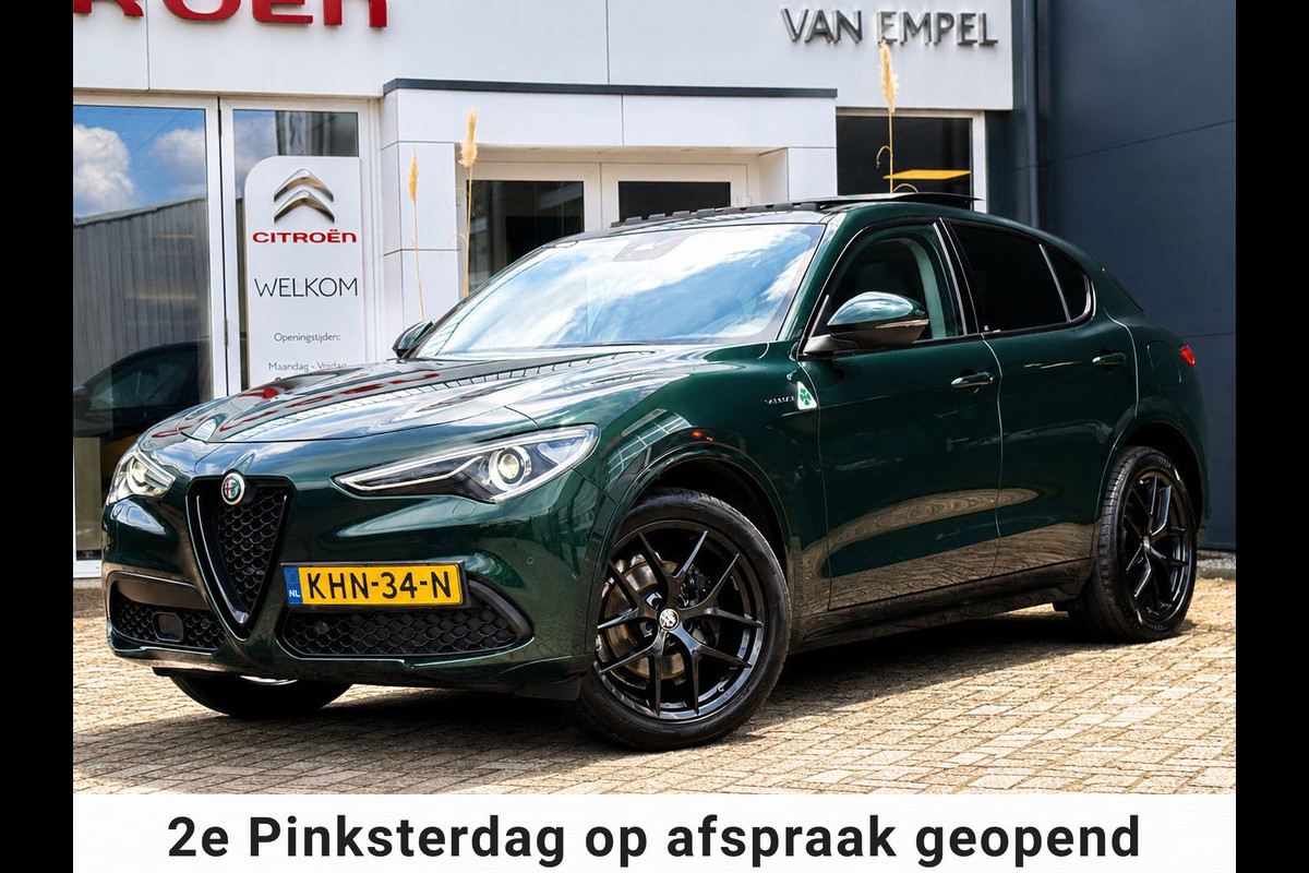 Alfa Romeo Stelvio 2.0 T AWD Veloce | Schuif-Kantel Dak | Trekhaak | Performance Pack | Leder + Memory | Harman Kardon