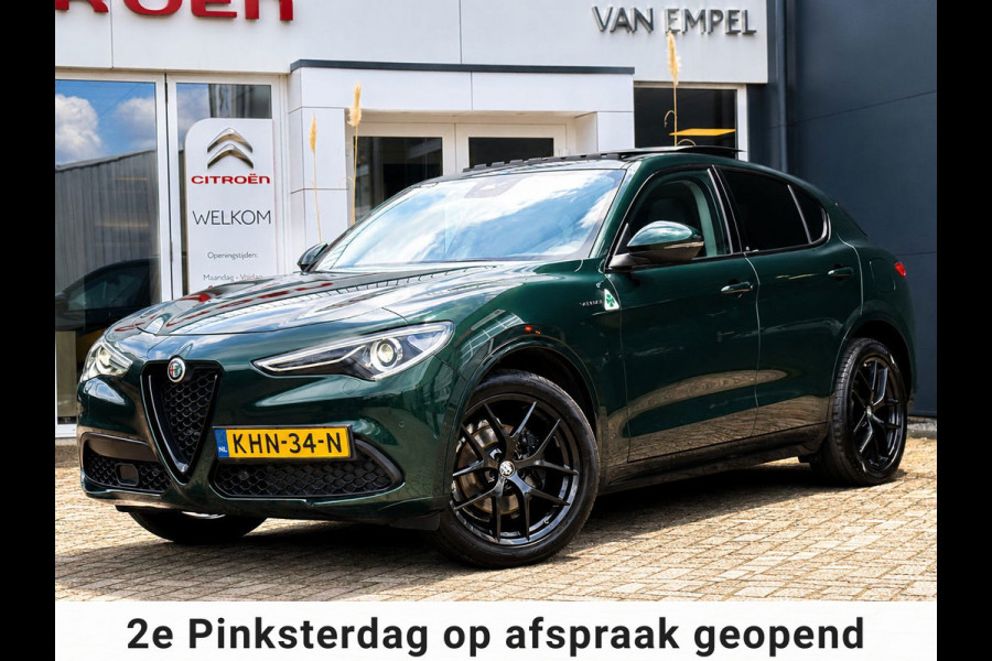 Alfa Romeo Stelvio 2.0 T AWD Veloce | Schuif-Kantel Dak | Trekhaak | Performance Pack | Leder + Memory | Harman Kardon