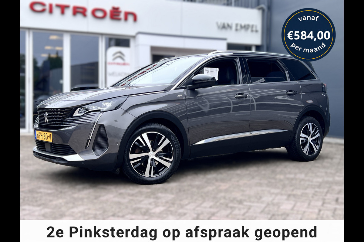 Peugeot 5008 PT180 pk GT Automaat 7P. | Trekhaak | Camera | Elek. Achterklep | Adaptive Cruise