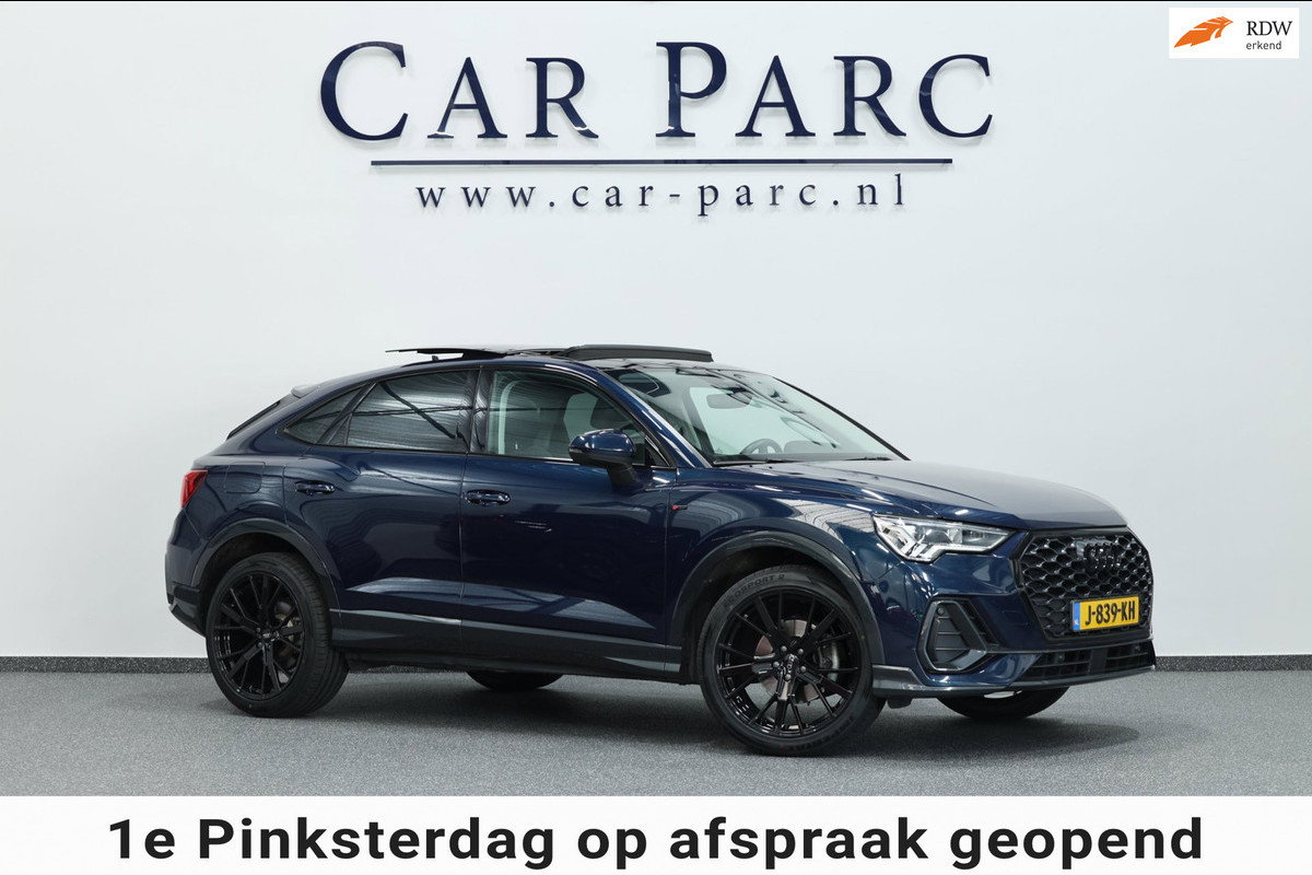 Audi Q3 Sportback 35 1.5 TFSI S-Edition 150+PK LED/S-LINE/VIRTUAL/PANO/20" LMV/PDC/ACC/ECC/12 MND GARANTIE!