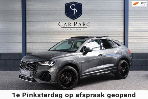 Audi Q3 Sportback 40 TFSI quattro S Edition 190+PK S-LINE/LED/SFEER/VIRTUAL/PANO/LEER+S.VERWARMING/20"LMV/ACC/ECC/12 MND GARANTIE