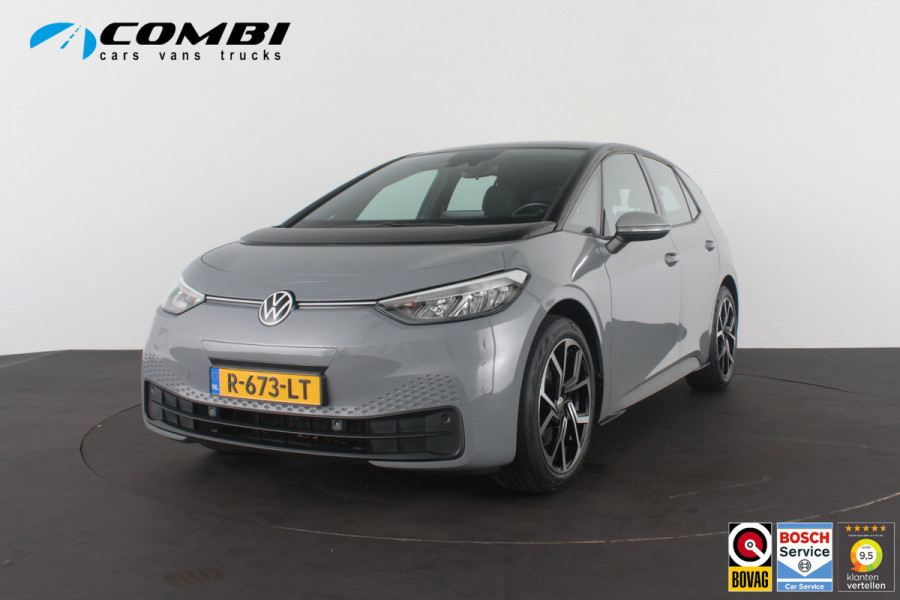 Volkswagen ID.3 First 58 kWh > SOH 91%/Trekhaak/Moonstone Grey/19 inch