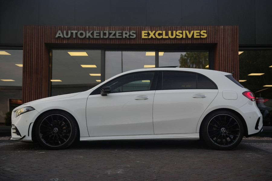 Mercedes-Benz A-Klasse 200 Launch Edition Premium Plus AMG panoramadak AMBIENT Apple Carplay Brake assist Camera Multimedia Getint glas 19"L.M. Cruise Navi
