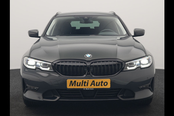 BMW 3 Serie Touring 330e Sport Line PHEV 293pk Dealer O.H. DRAVITGRAU | Trekhaak Af Fabriek | Adaptive Cruise | 360 Camera | Lederen Sportstoelen Memory & Verwarmd | Sfeerverlichting | Stuur Verwarmd | Apple Carplay | Navigatie | DAB | Plug In Hybrid |