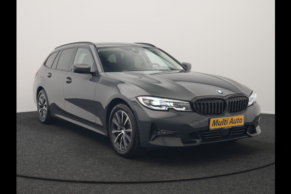 BMW 3 Serie Touring 330e Sport Line PHEV 293pk Dealer O.H. DRAVITGRAU | Trekhaak Af Fabriek | Adaptive Cruise | 360 Camera | Lederen Sportstoelen Memory & Verwarmd | Sfeerverlichting | Stuur Verwarmd | Apple Carplay | Navigatie | DAB | Plug In Hybrid |