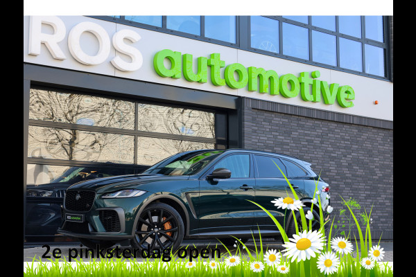 Jaguar F-Pace 5.0 V8 S/C AWD SVR | UNIEK! | DEALER ONDH | COBRA EXHAUST | STOELKOELING | 360 | HUD |