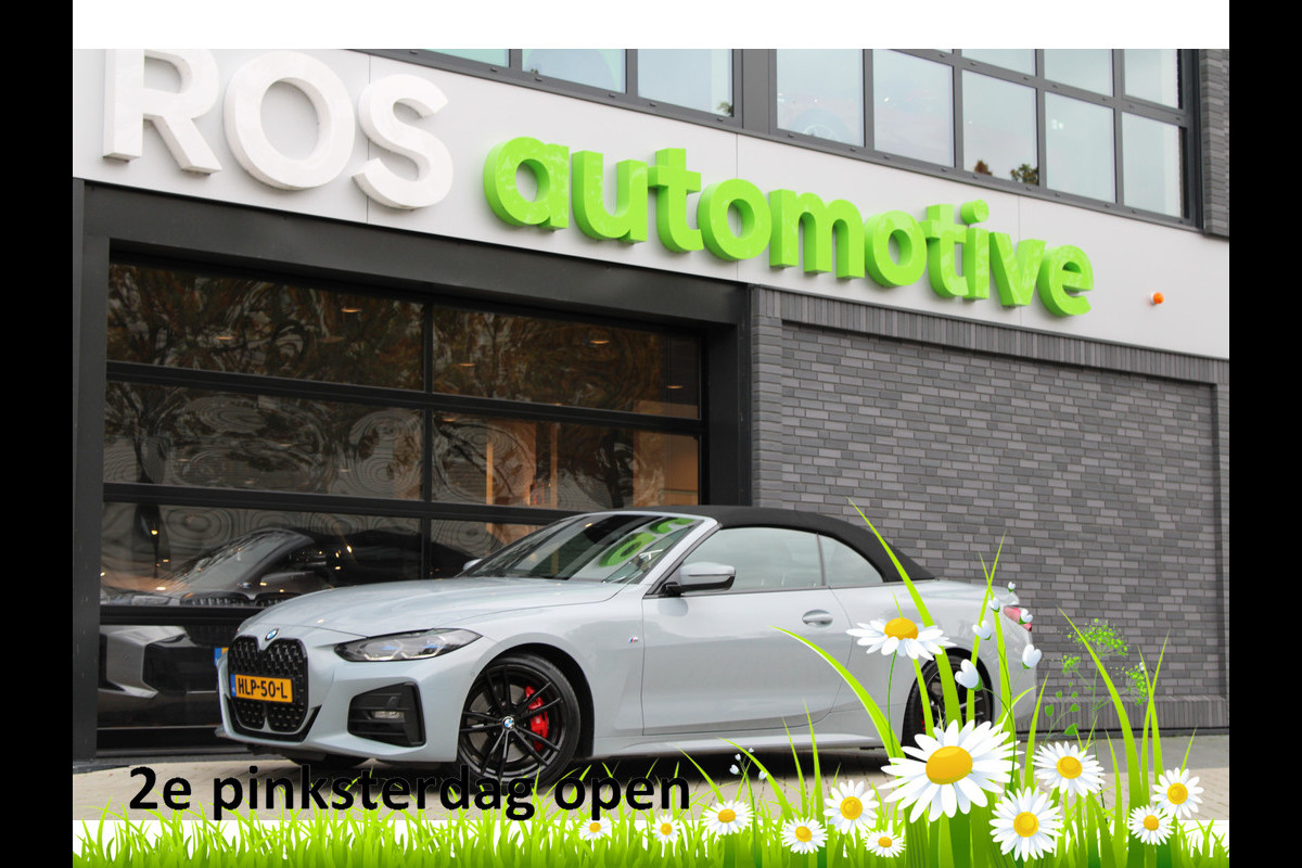 BMW 4 Serie Cabrio 430i | M-SPORT | LASER | MEMORY | AIRSCARF | STUURVERW | LEDER | CARPLAY | CAMERA |