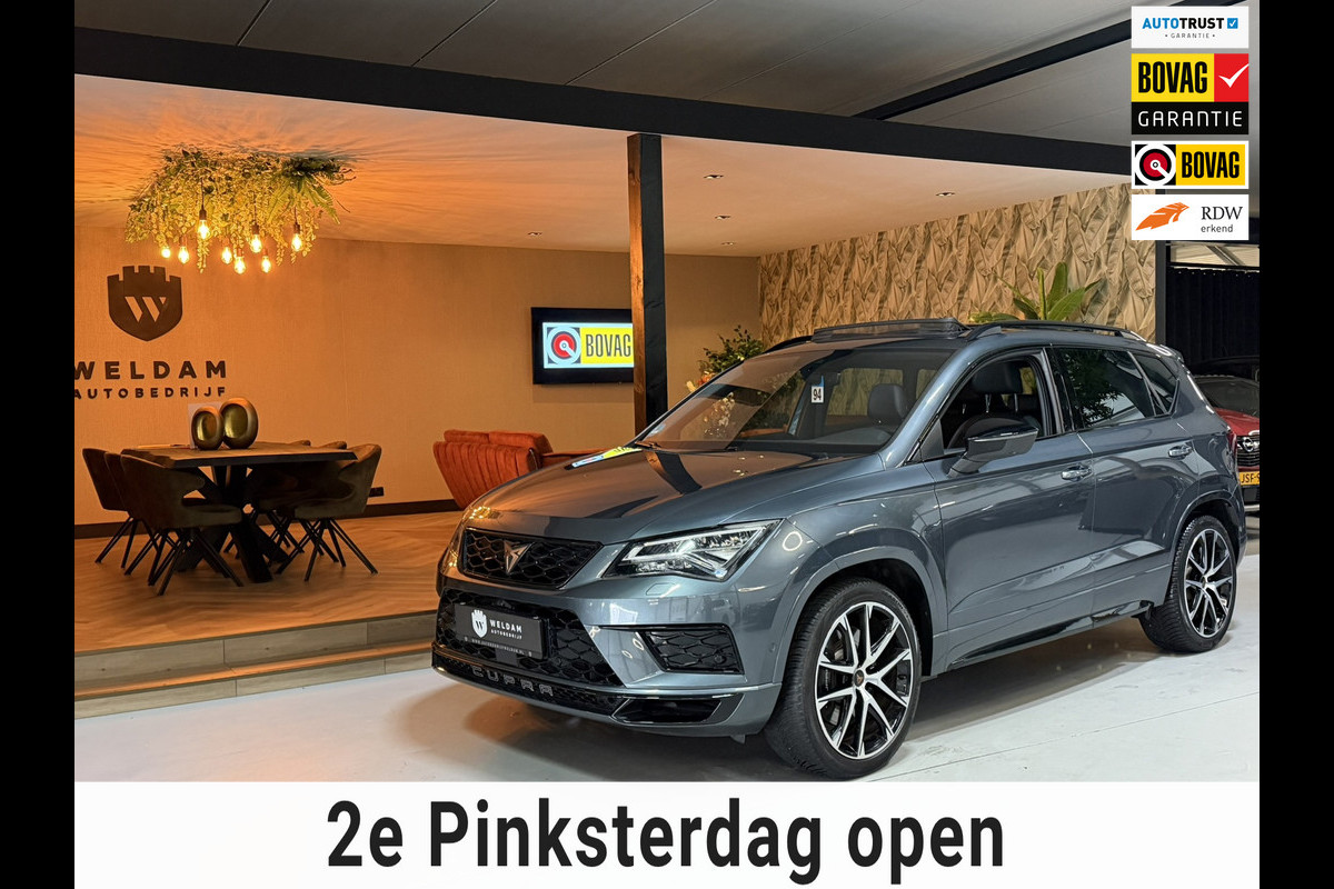CUPRA Ateca 2.0 TSI 4DRIVE | 300 PK | Automaat | Pano | BEATS Audio | Trekhaak | Alcantara | Dealer onderhouden | Rijklaar