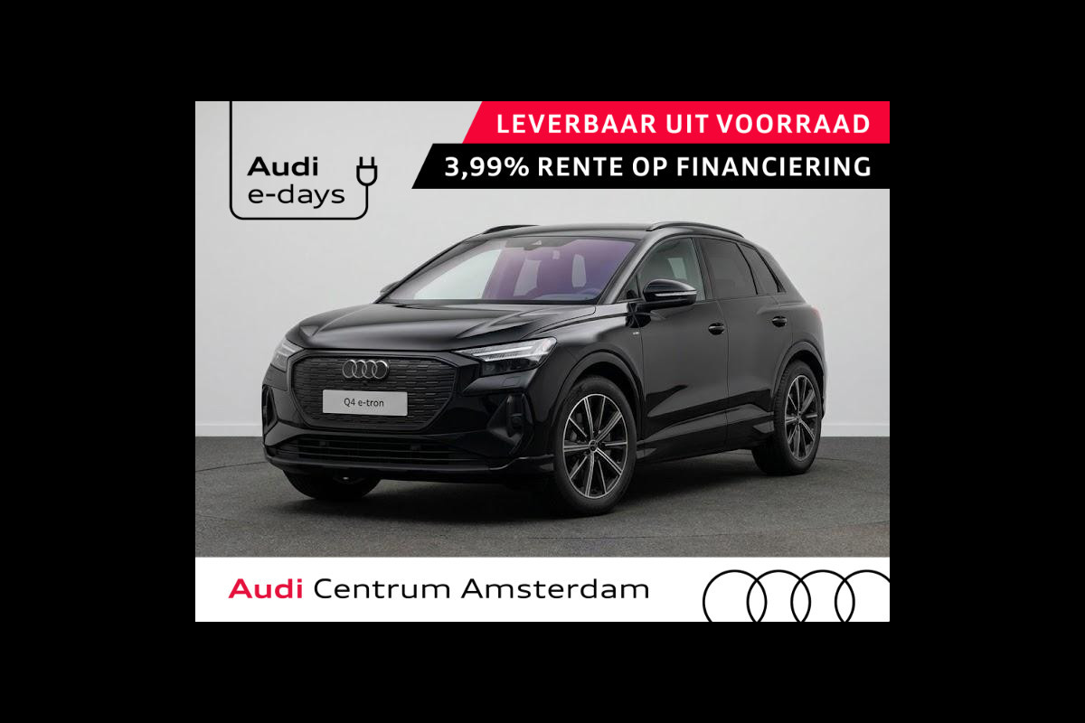 Audi Q4 e-tron 45 S edition Competition 82 kWh 286 pk | Assistentiepakket plus | Comfortpakket | Lichtpakket plus ambient light | Optiekpakket zwart plus |