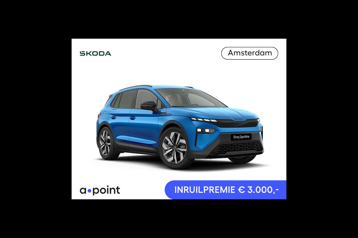 Škoda Elroq 85 Sportline | Trekhaak | Adaptief onderstel | Warmtepomp | Verw. voorruit |