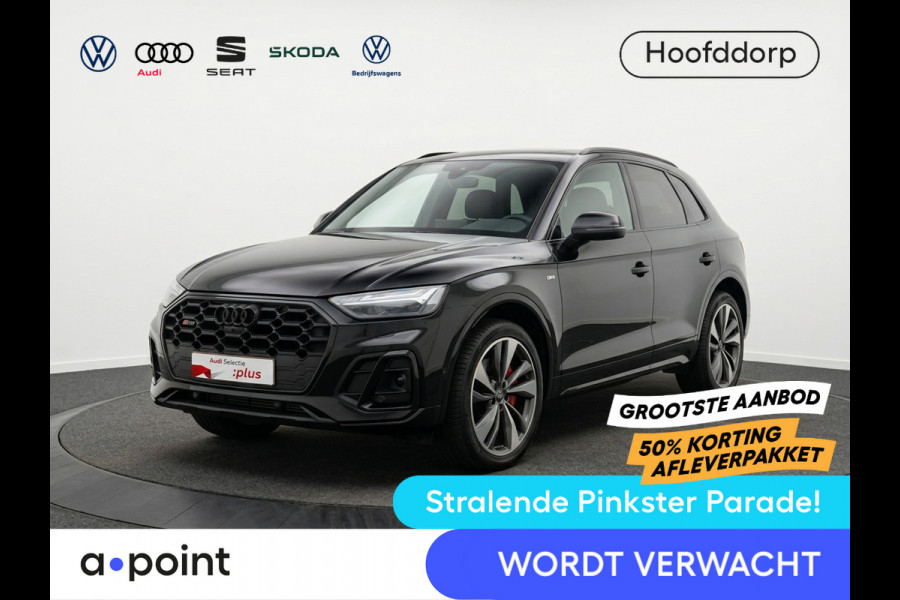 Audi Q5 50 TFSI e S edition Competition 299pk | Komt begin juni binnen | Panoramadak | Head up Display | Trekhaak | B&O Audio | Elektrisch verstelbare voorstoelen