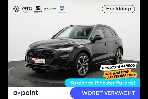Audi Q5 50 TFSI e S edition Competition 299pk | Komt begin juni binnen | Panoramadak | Head up Display | Trekhaak | B&O Audio | Elektrisch verstelbare voorstoelen