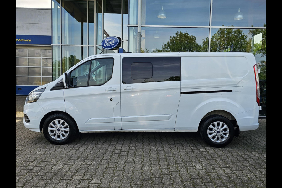 Ford Transit Custom 320 2.0 TDCI L2H1 Limited DC | 170pk Automaat | Dubbele Cabine | Trekkhaak | Dubbele Schuifdeur | Camare | Stoelverwarming