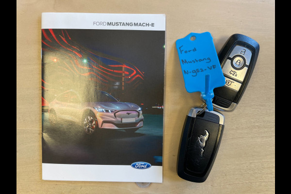 Ford Mustang Mach-E Extended AWD 98 kWh|91% SOH|BLACK|TREKHAAK|LEDER|B&O|ACC|360+V+A-CAMERA|CARPLAY|STOEL+STUURVERW|NL|INC BTW|NAP