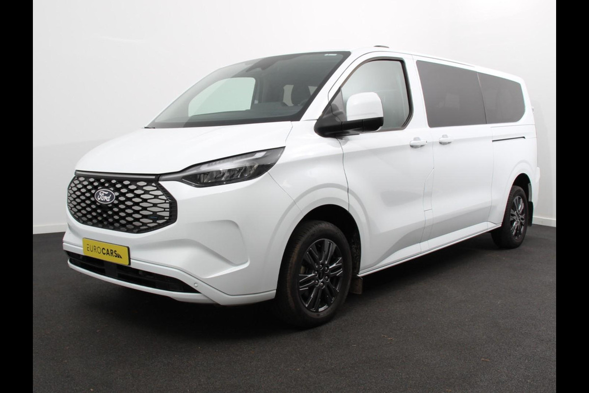 Ford Transit Custom 340 L2H1 Limited 65 kWh 8 persoons Adaptieve cruise control Airco Lichtmetalen Velgen Extra getint glas Camera Navigatie Apple Carplay/ Android Auto