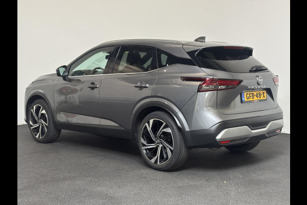 Nissan QASHQAI 1.3 MHEV DIG-T 158pk Xtronic Tekna+ Navigatie Apple Carplay/Android Auto Parkeersensoren 360 camera Adaptive cruise control Elektrisch panoramadak achterklep en bestuurderstoel Stoel-en stuurverwarming