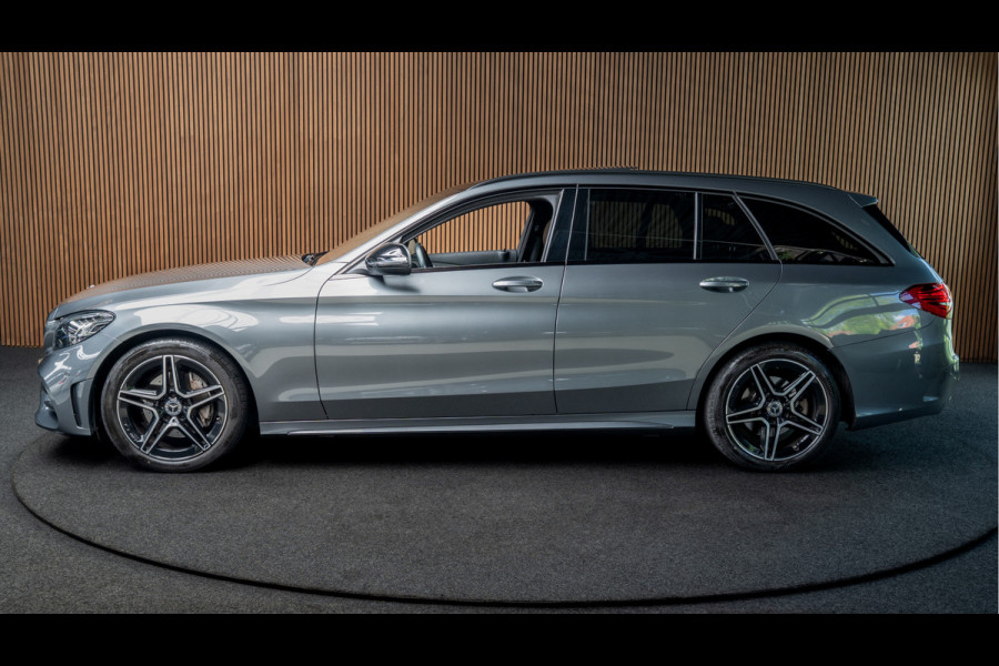 Mercedes-Benz C-Klasse Estate 180 AMG Pano Leer Camera Navi LED PTS Elekt. achterklep Elektr. trekhaak LM velgen BTW auto!
