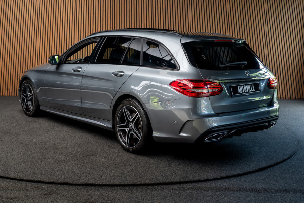 Mercedes-Benz C-Klasse Estate 180 AMG Pano Leer Camera Navi LED PTS Elekt. achterklep Elektr. trekhaak LM velgen BTW auto!