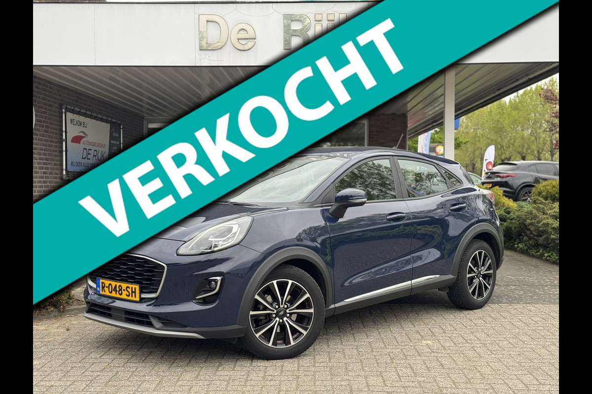 Ford Puma 1.0 EcoBoost Hybrid | Navi, Cruise, Airco, Stuur + Stoelverw., Carplay/Android, DAB |